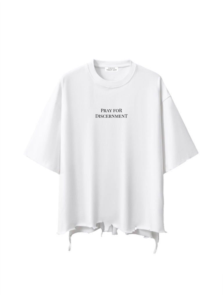 Discernment Cut-Cropped White