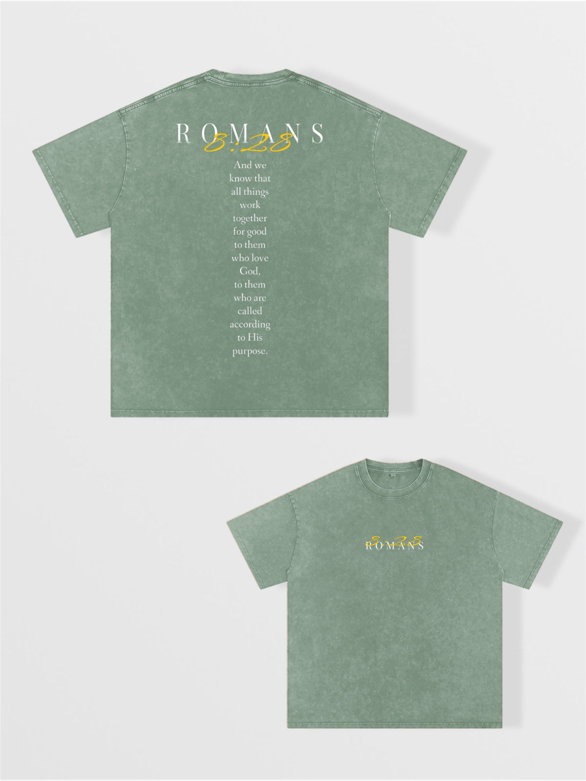 Men’s Romans 8:28 Oversized T-shirt