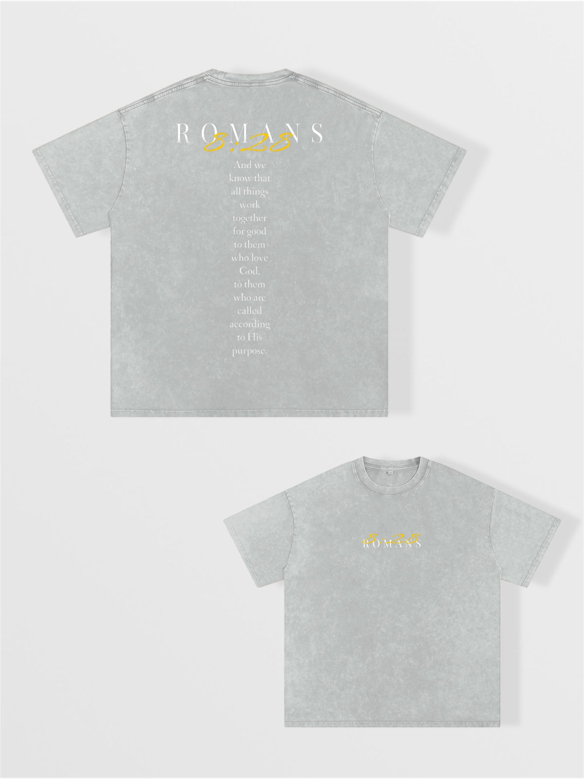 Men’s Romans 8:28 Oversized T-shirt