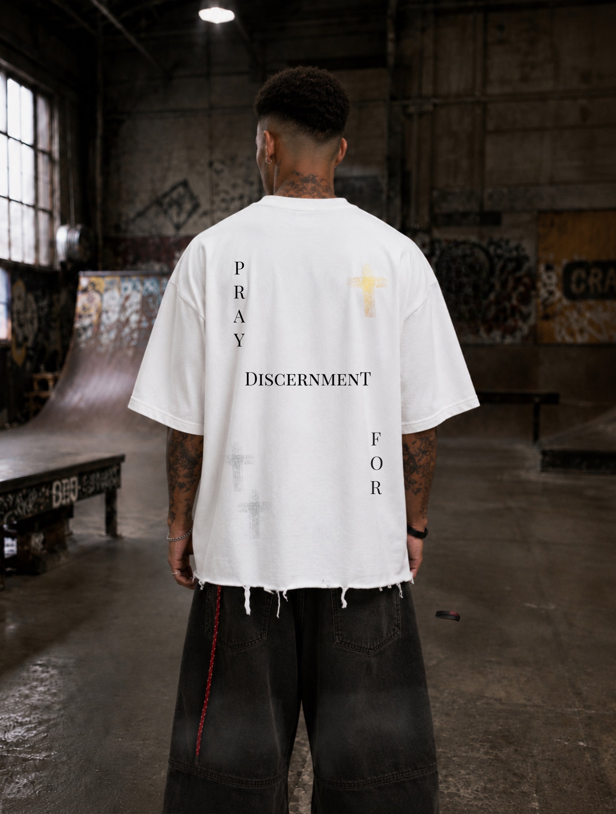 Crosses Discernment Cut-Cropped White