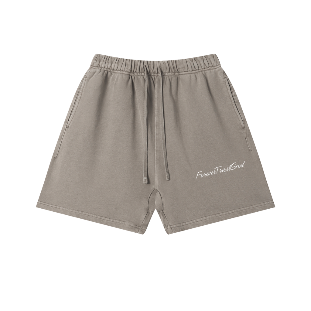 Forever Trust God Shorts Black
