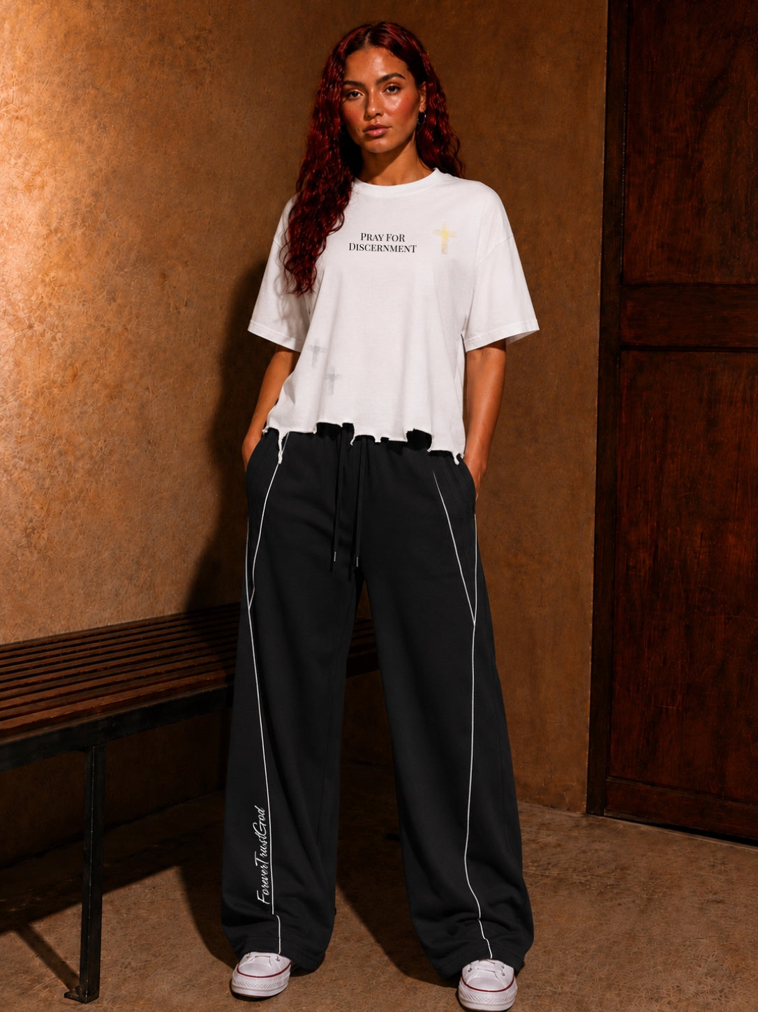 Crosses Discernment Cut-Cropped White