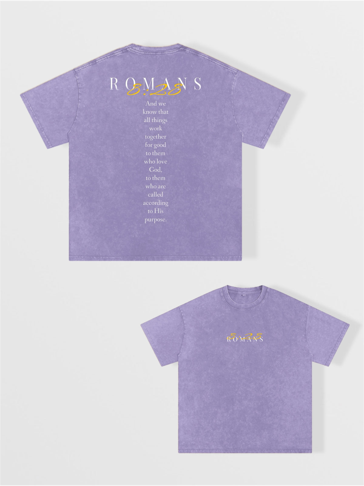 Men’s Romans 8:28 Oversized T-shirt