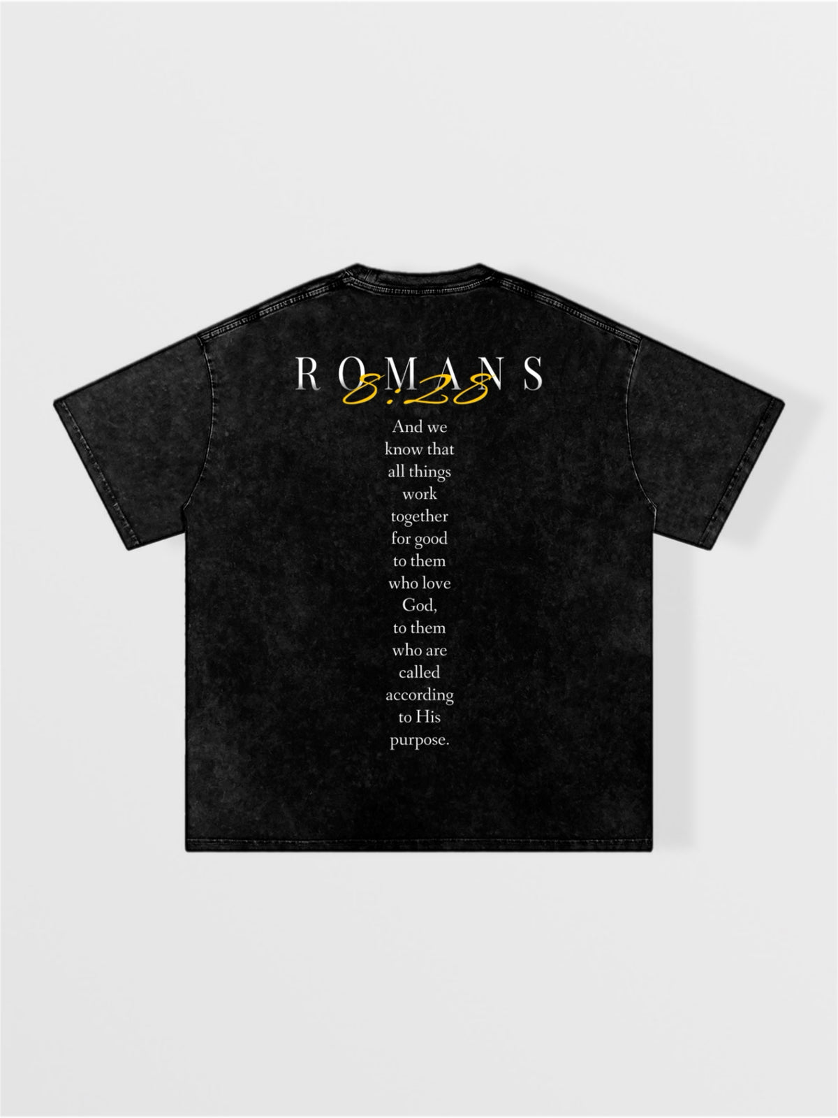 Men’s Romans 8:28 Oversized T-shirt