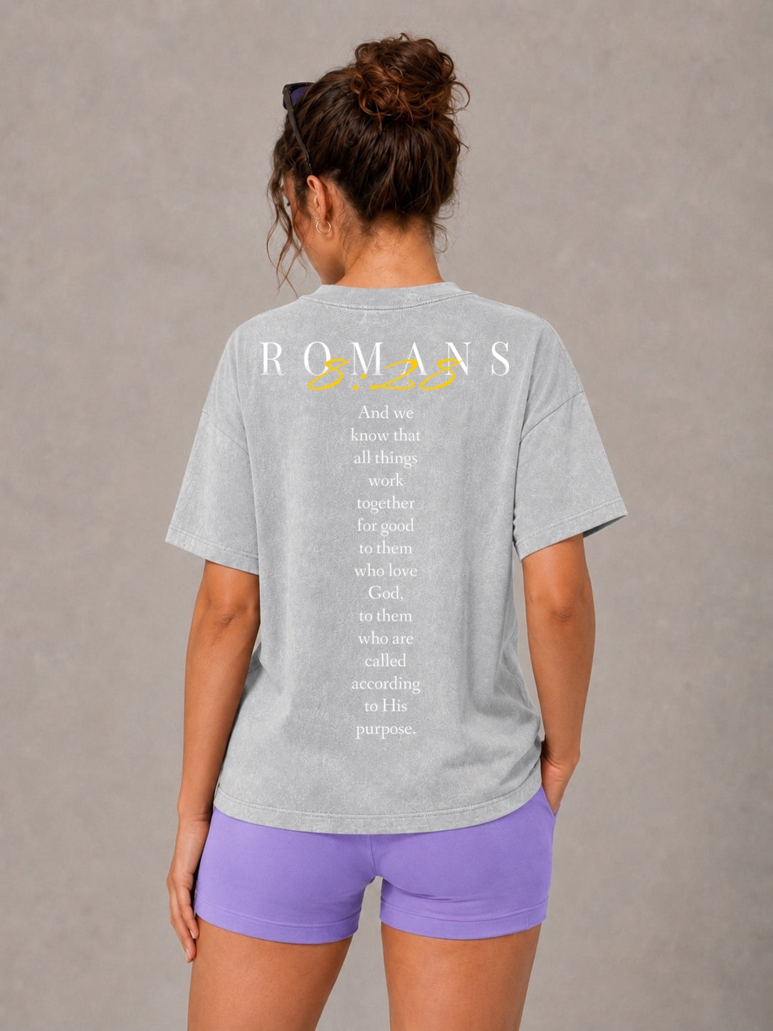 Women’s Romans 8:28 Oversized T-shirt