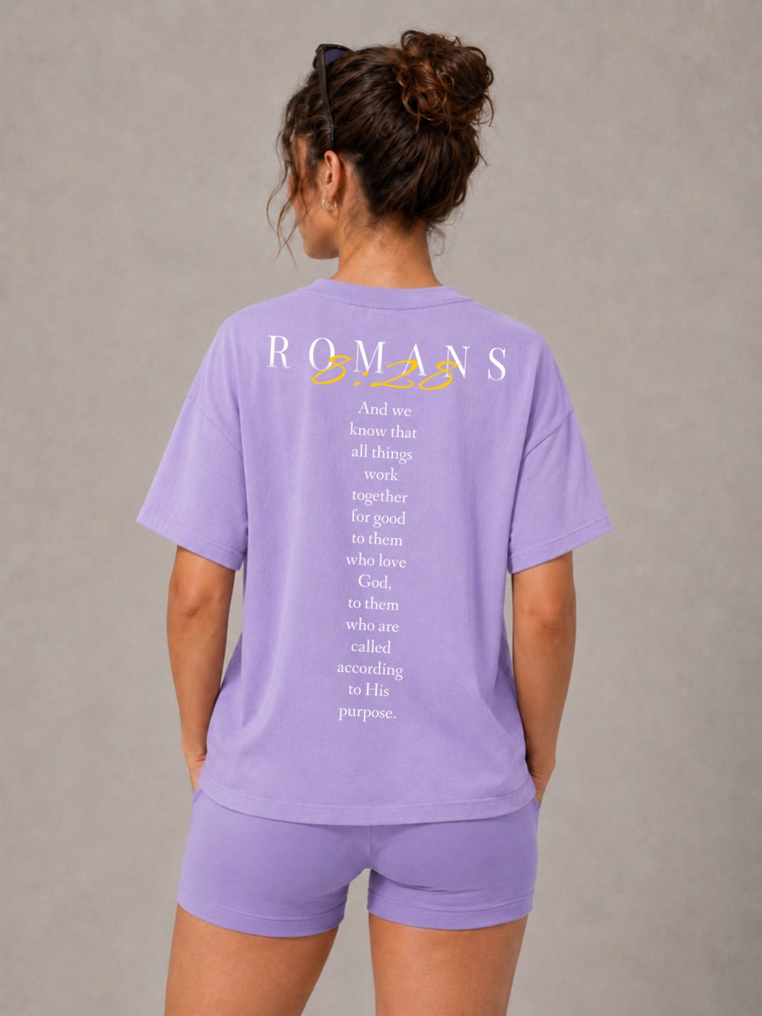 Women’s Romans 8:28 Oversized T-shirt