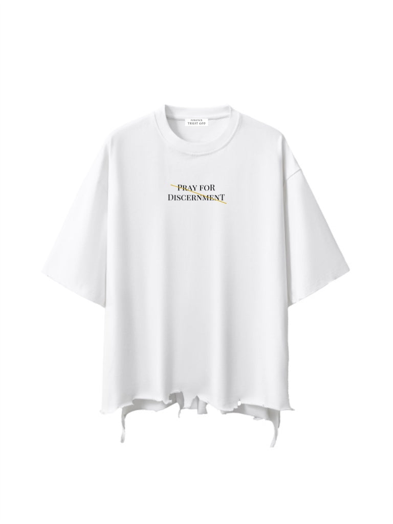 Discernment Cut-Cropped White