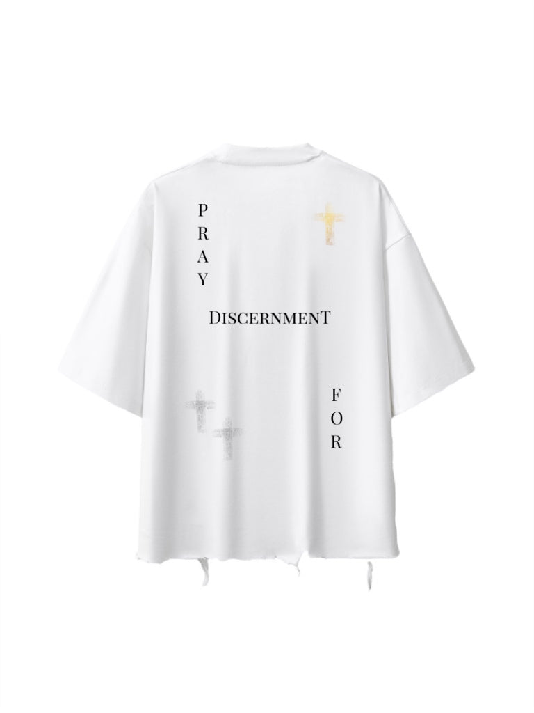 Crosses Discernment Cut-Cropped White