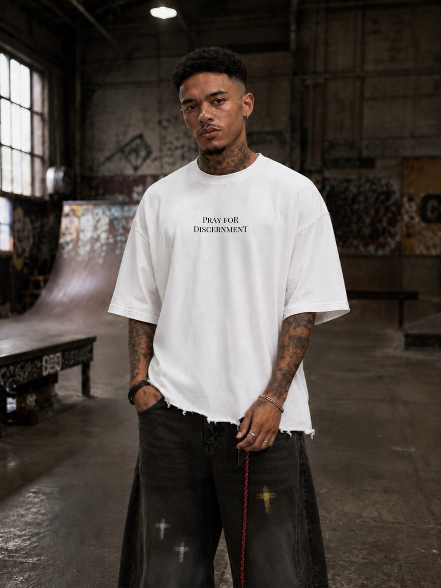Discernment Cut-Cropped White