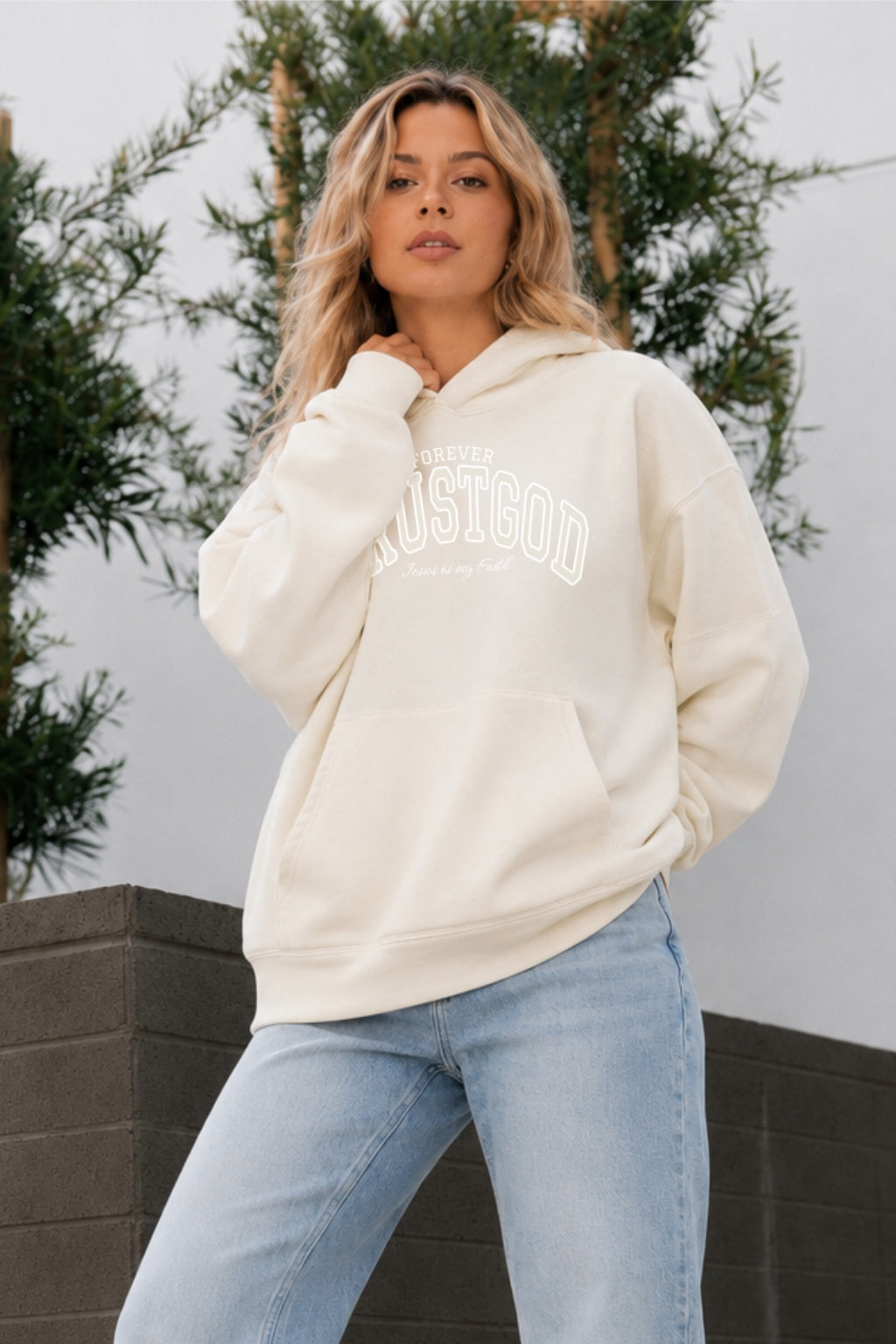 Old Skool Trust God Hoodie