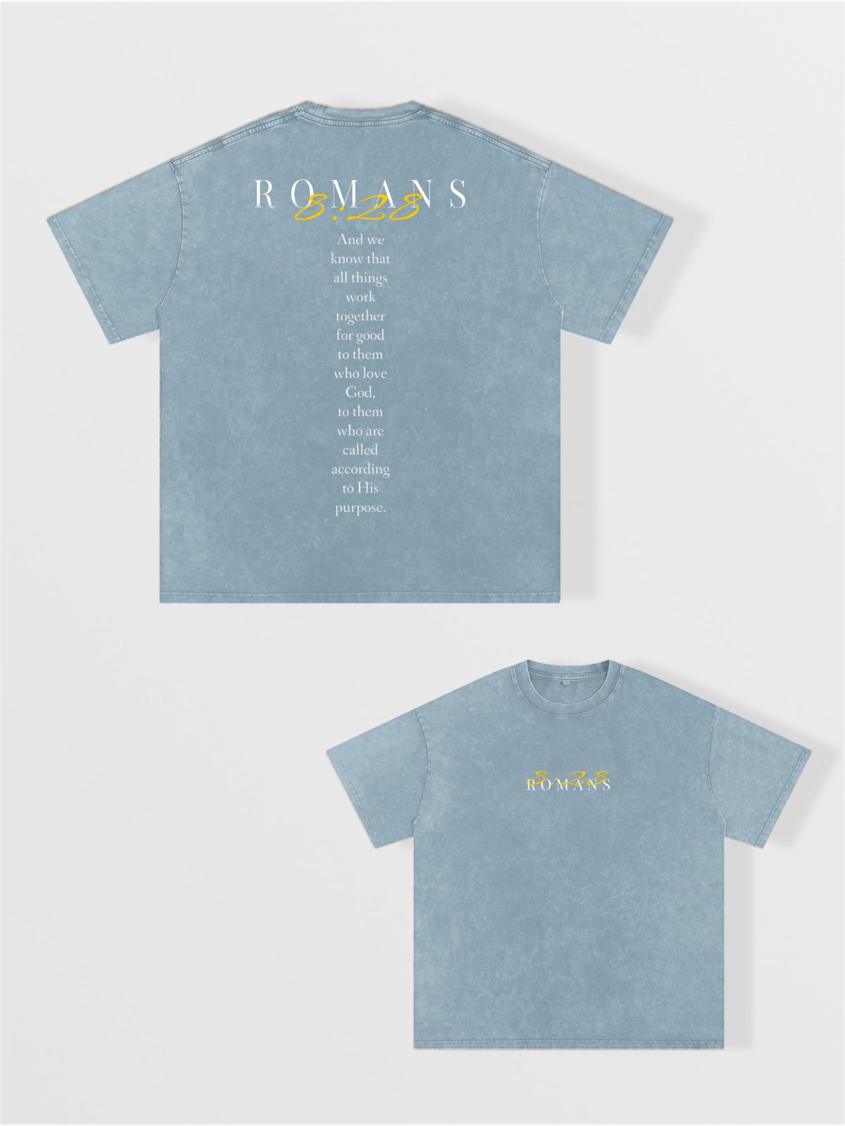 Men’s Romans 8:28 Oversized T-shirt