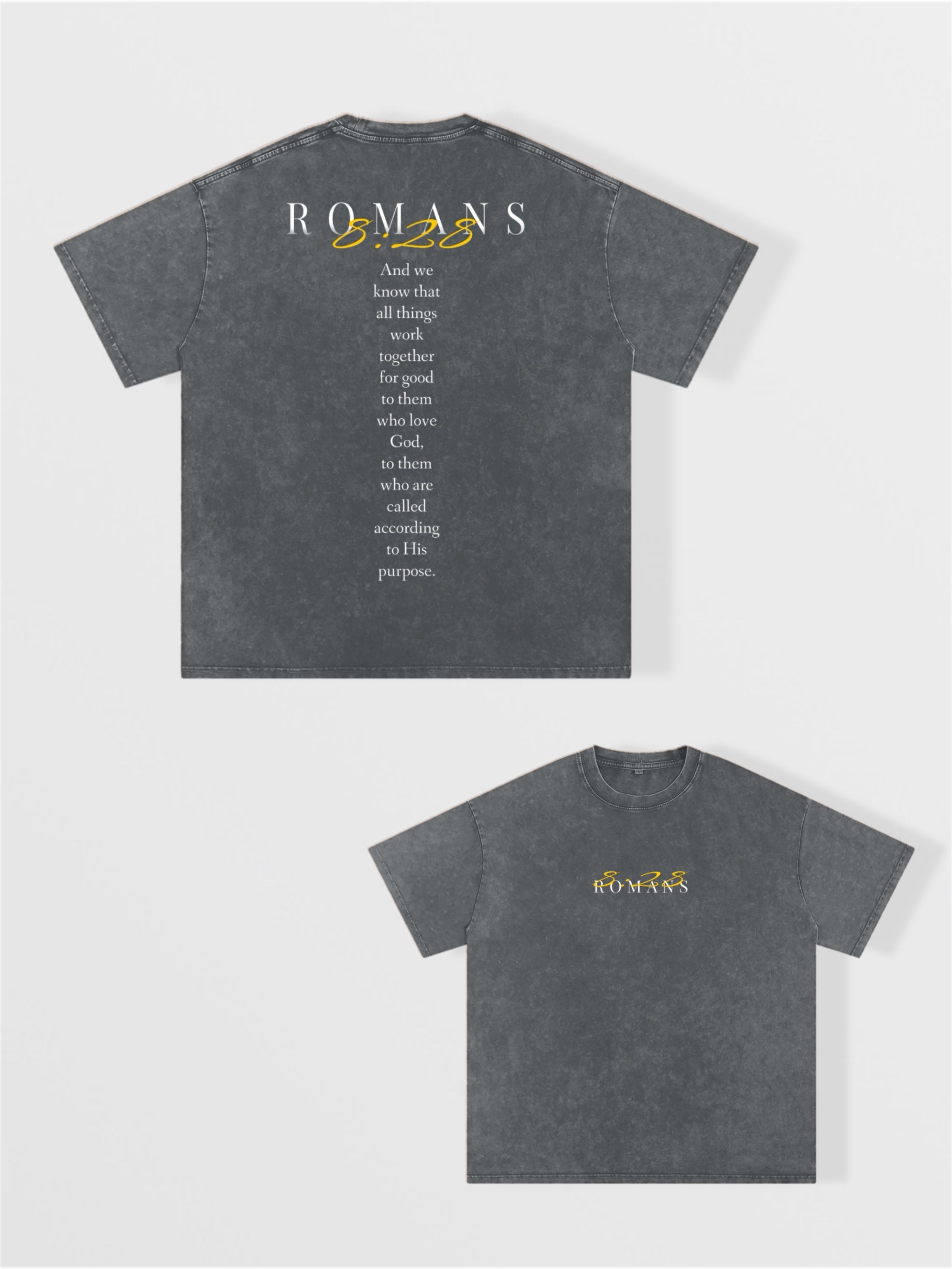 Men’s Romans 8:28 Oversized T-shirt