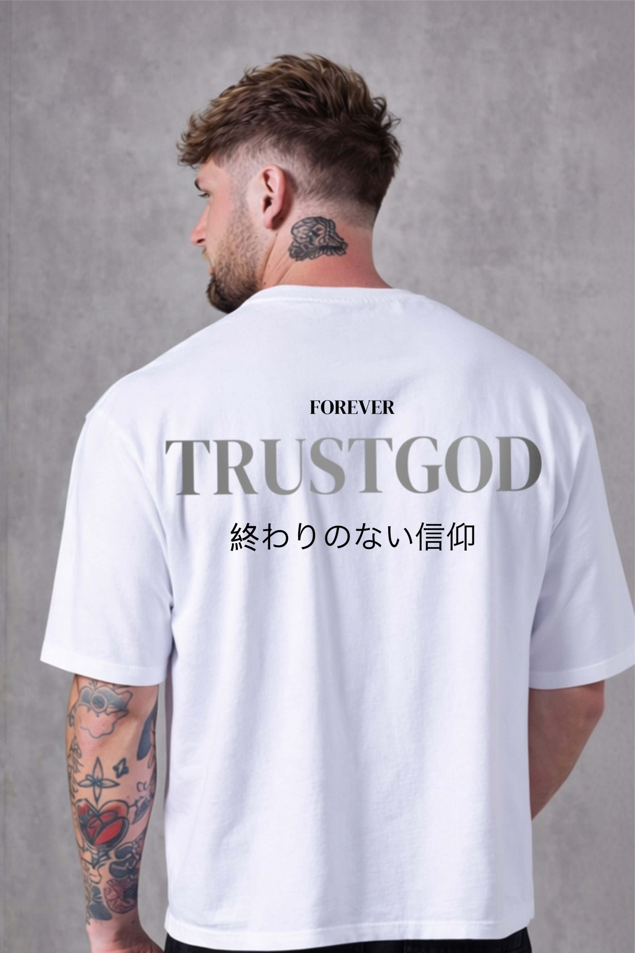 Trust God T-Shirt Wht