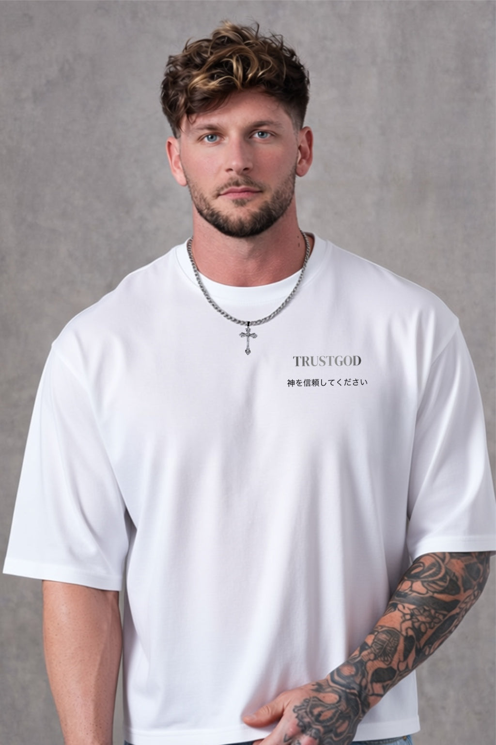 Trust God T-Shirt Wht