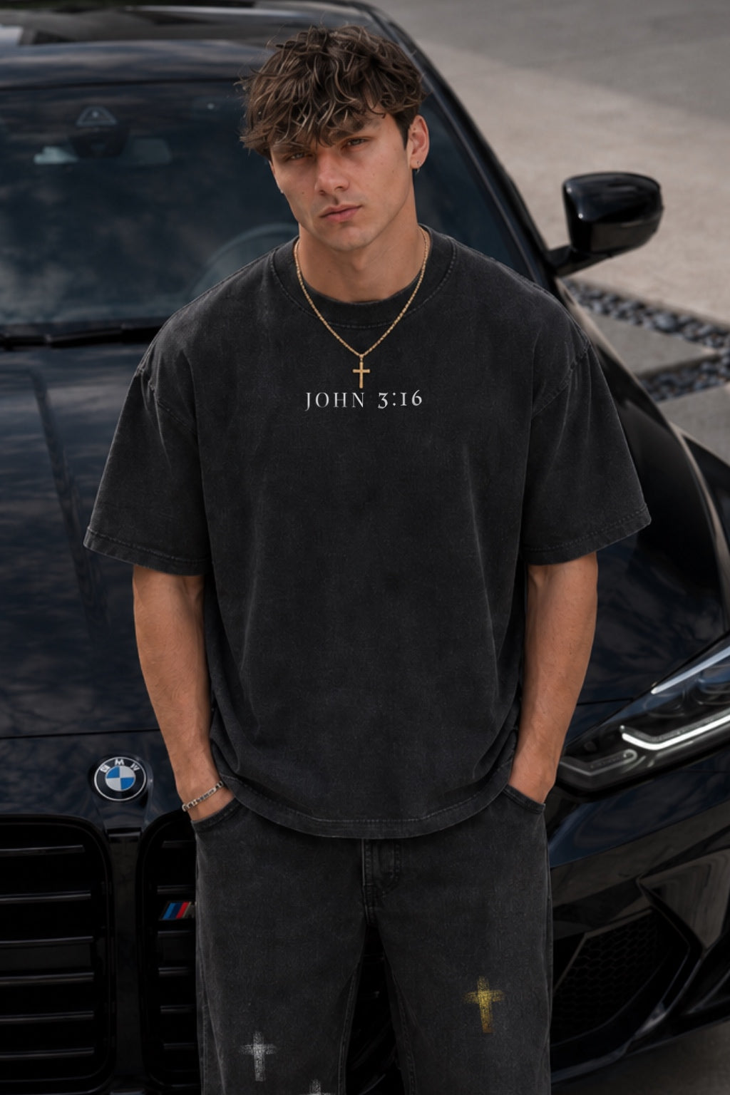 John 3:16 Oversized  T-shirt