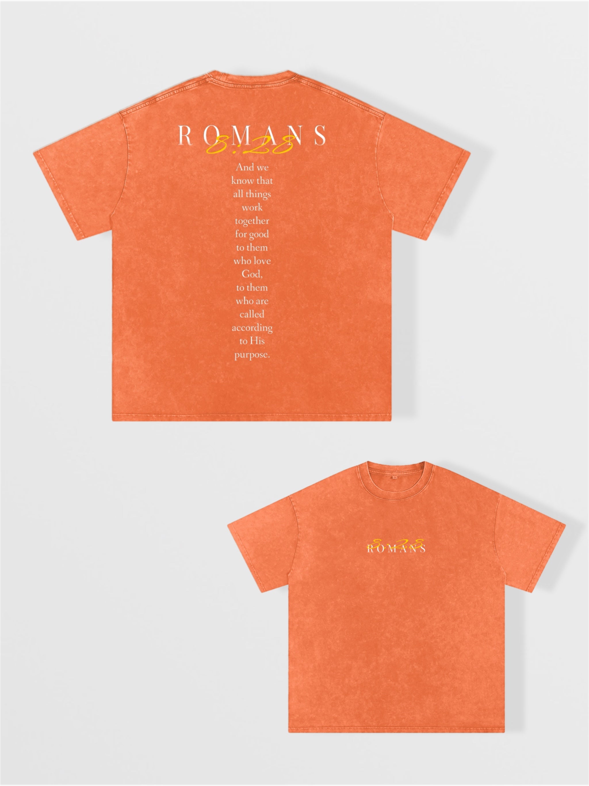Men’s Romans 8:28 Oversized T-shirt