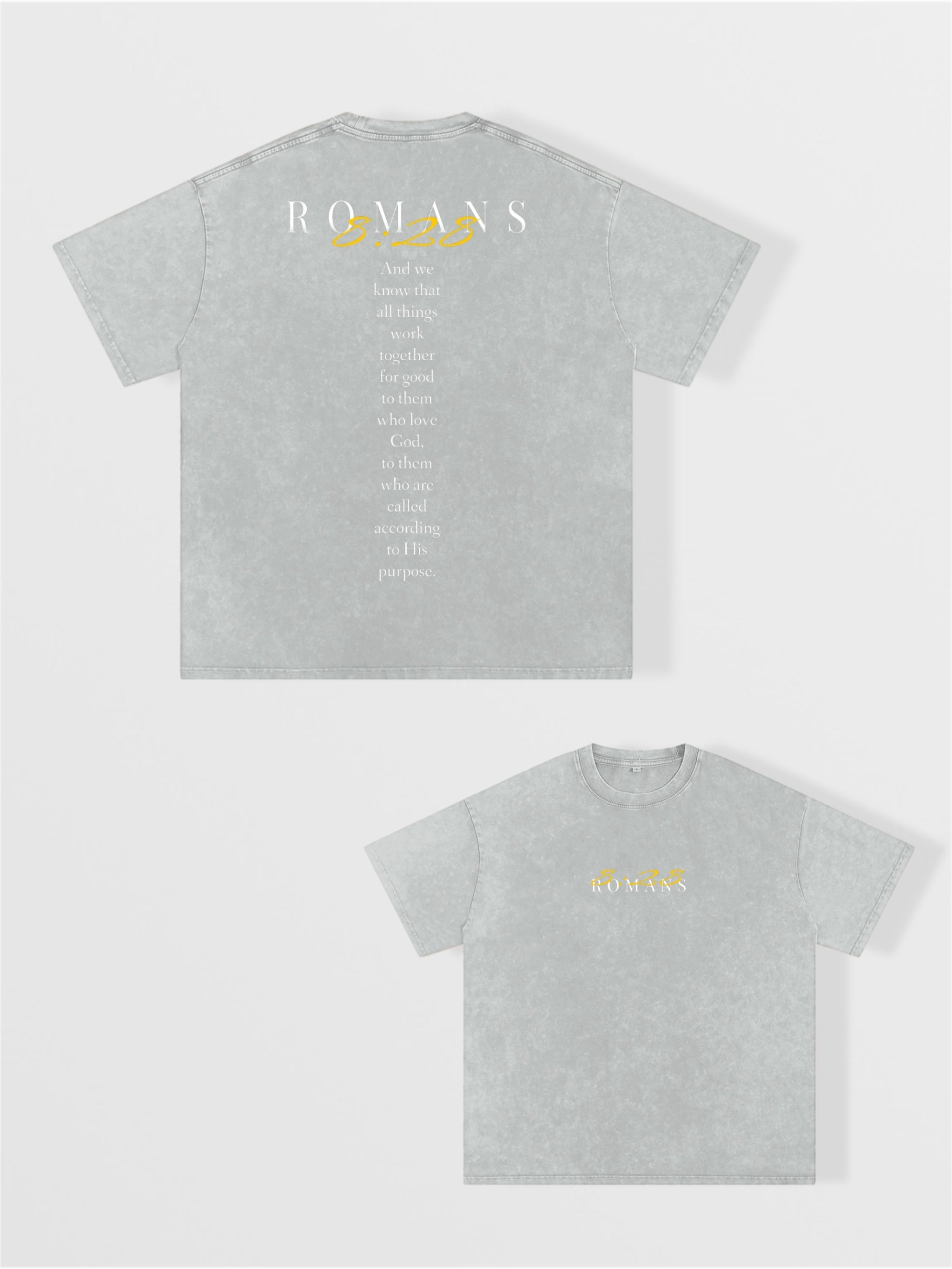 Men’s Romans 8:28 Oversized T-shirt